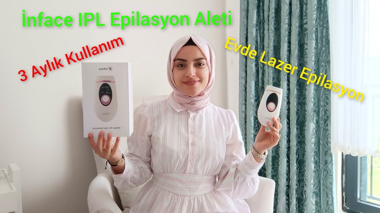 Xiaomi İnface ZH-01D IPL Epilasyon Aleti/ Evde Lazer epilasyon/ Procsin Tüy Karşıtı Krem