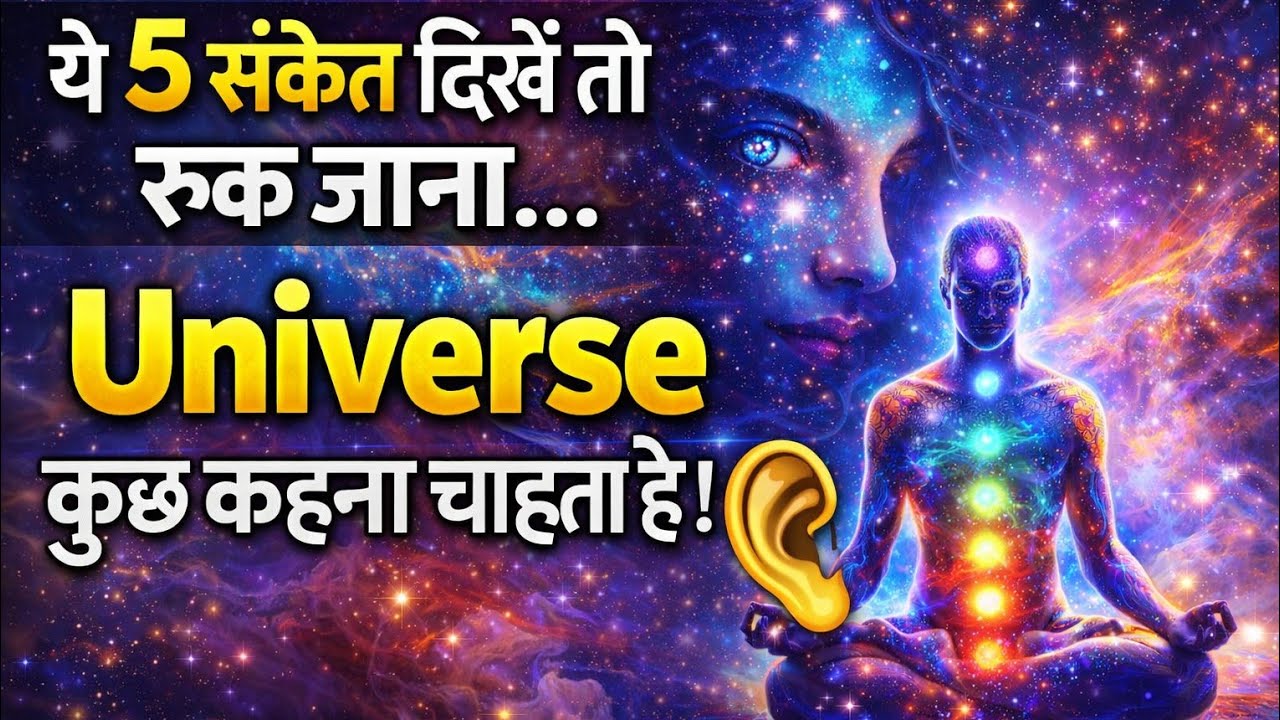 Universe सोच से भी ज़्यादा देता है | 5 Powerful संकेत जो आपकी ज़िंदगी बदल देंगे 🌌🔑