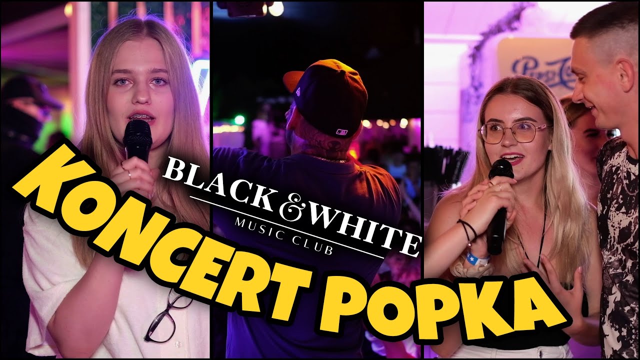 POPEK MONSTER W BLACK&WHITE || MEGA KONCERT +WYWIADY Z KLUBOWICZAMI