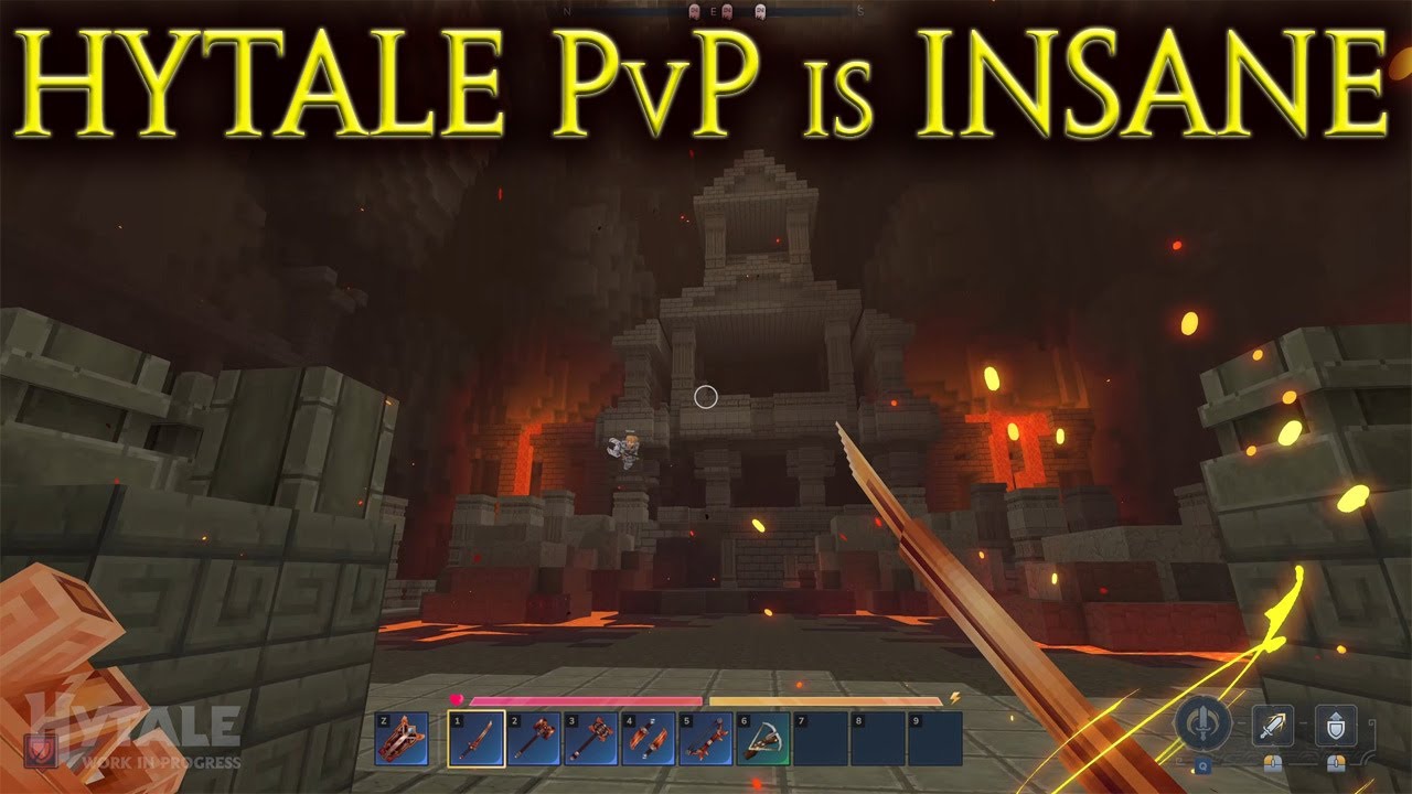 PvP в Hytale — это безумие! | 7 минут новых PvP-боев в Hytale