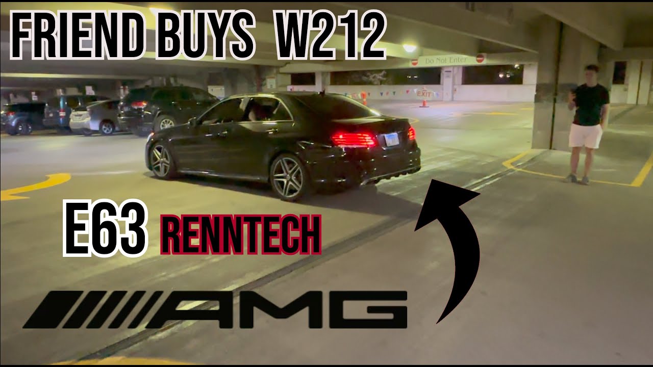 Friend Buys E63s AMG with RENNtech Exhaust - W212