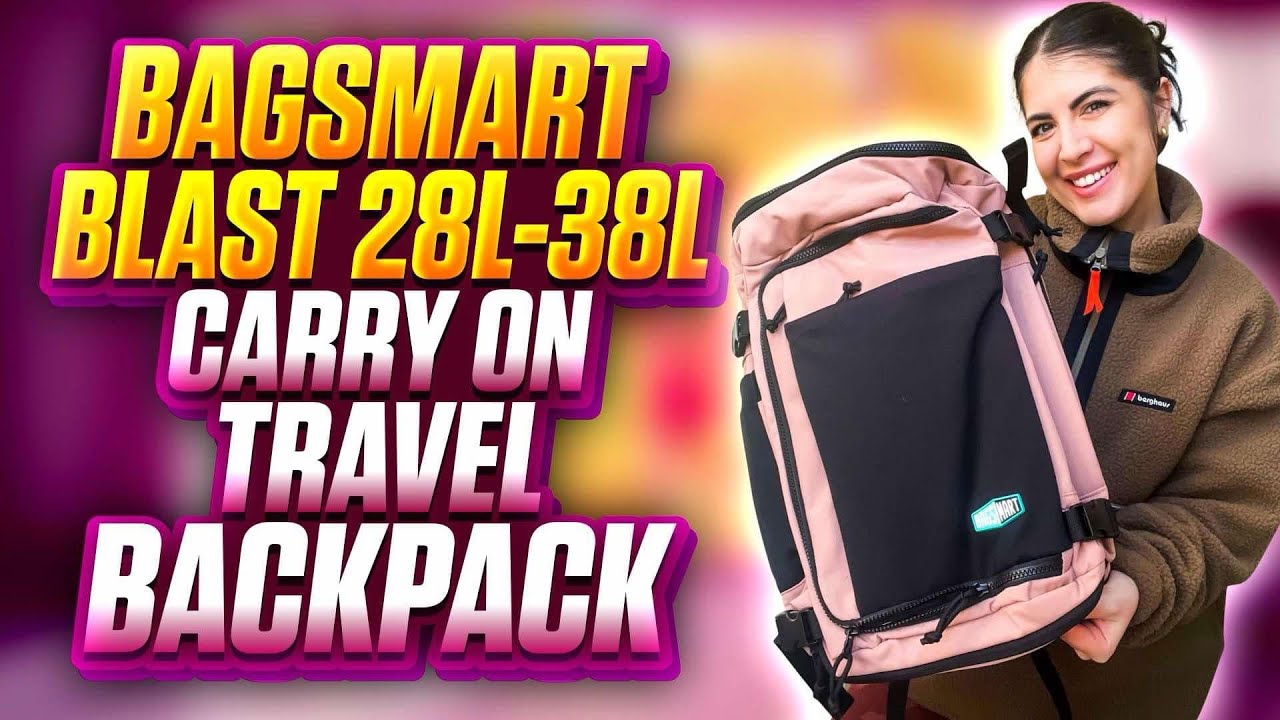 Bagsmart Blast Backpack Review: Best Carry On Backpack?!