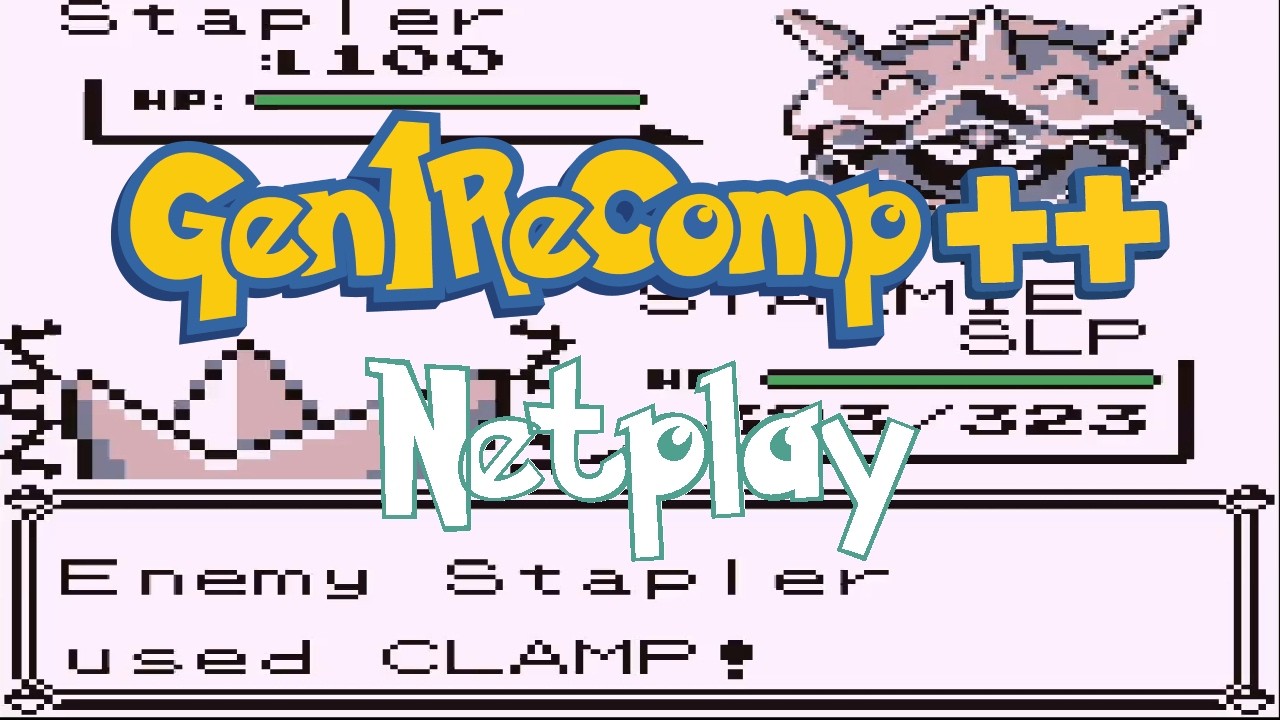 Gen1Recomp Netplay Test: Dhgss vs @golderzoa [