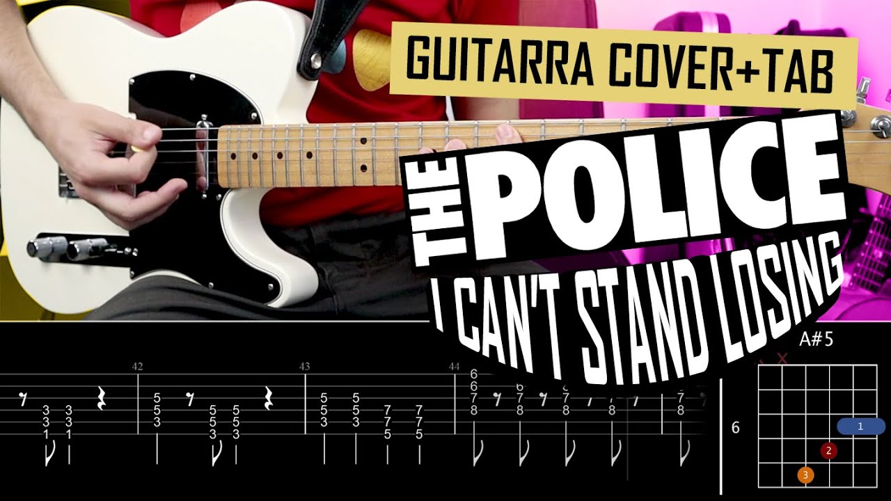 I can't stand losing you guitarra cover + tablatura | THE POLICE | Marcos García