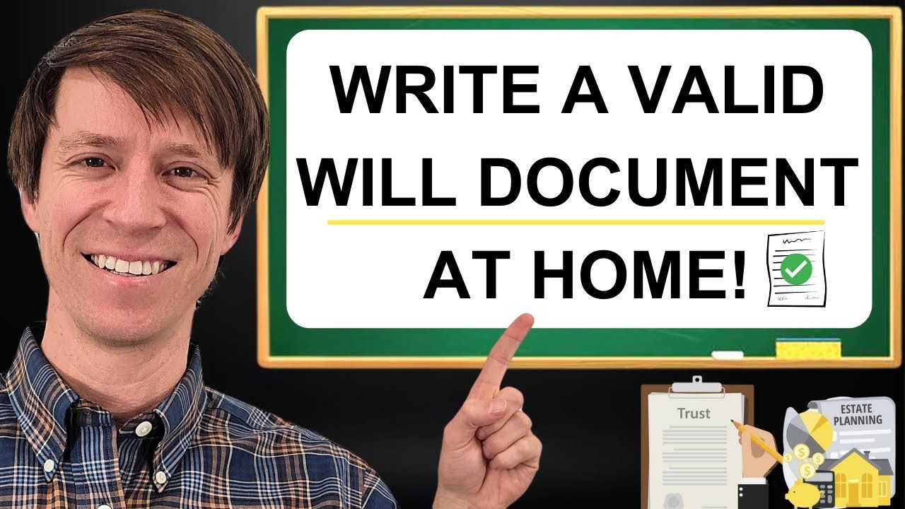 How to Write a Valid Will at HOME - Full Guide
