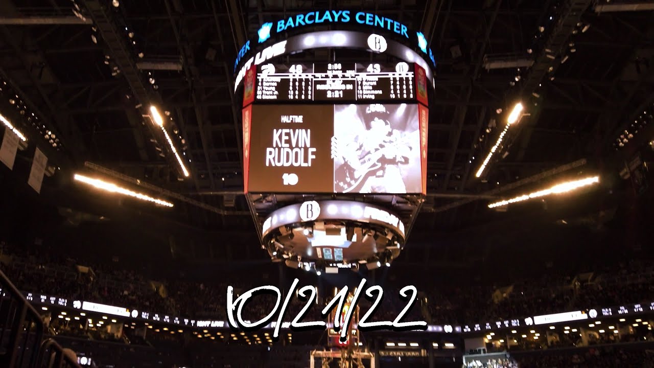 Kevin Rudolf - Behind the Scenes at The Nets Halftime Show Performance