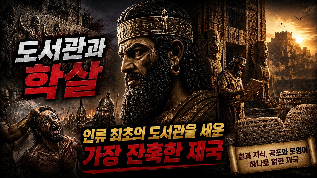 🌙꿀잠직행 | 이야기로 듣는 공포의 제국, 아시리아의 비밀 (역사상 가장 잔혹하고 강력했던 제국) | 중간광고 없음
