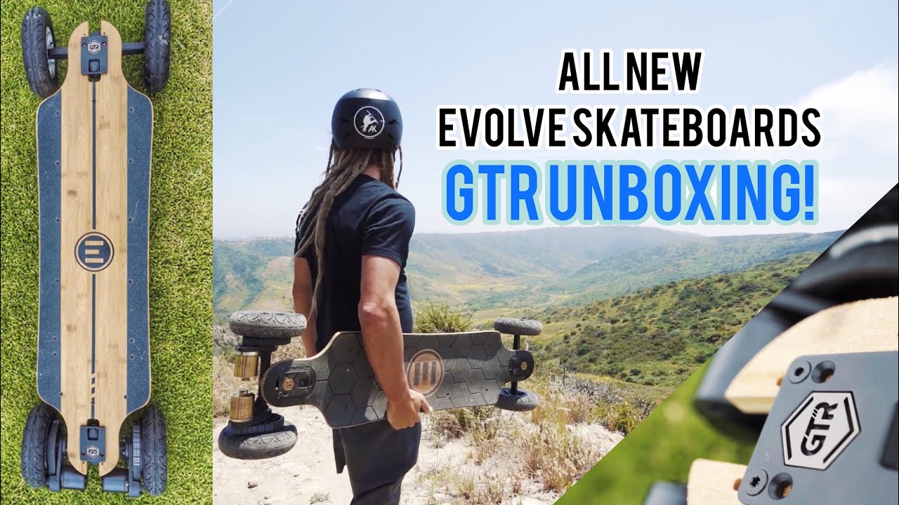 GTR Evolve Electric Skateboard Unboxing !