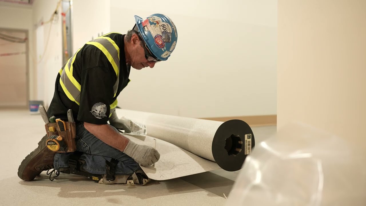 Local 1541 Floorlayers at the Cowichan District Hospital Replacement Project