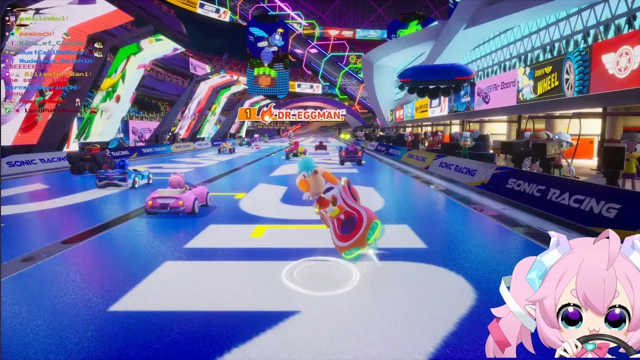 Chibidoki Streams Sonic Racing: Crossworlds