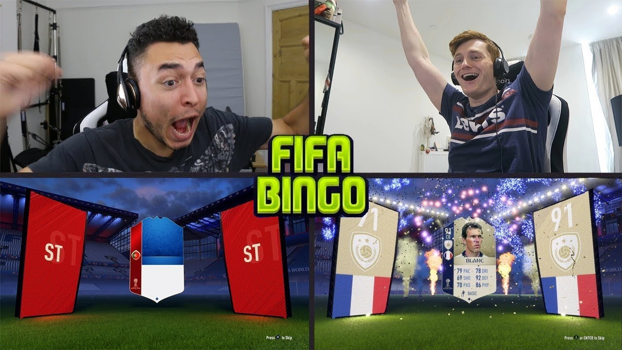 OMG WE GOT THE JOKER CARD IN 1 PACK  😱 THE MOST INSANE WORLD CUP FIFA BINGO EVER!!