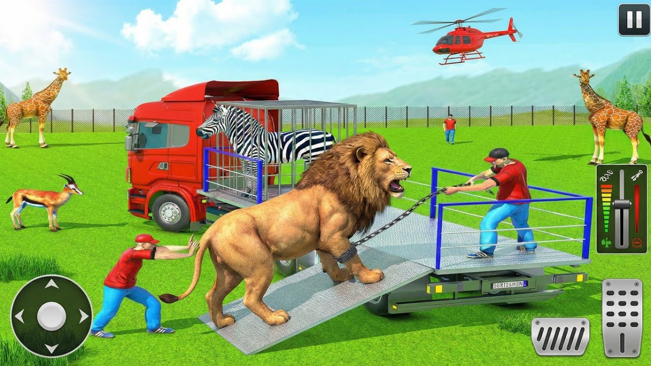 Animal Cargo Truck Game 3D 🐘🚛 | Wild Animal Transport & Truck Driving Simulator