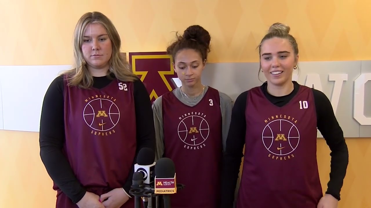 Press Conference: No. 4 Seed Gophers Preview Big Ten Tournament