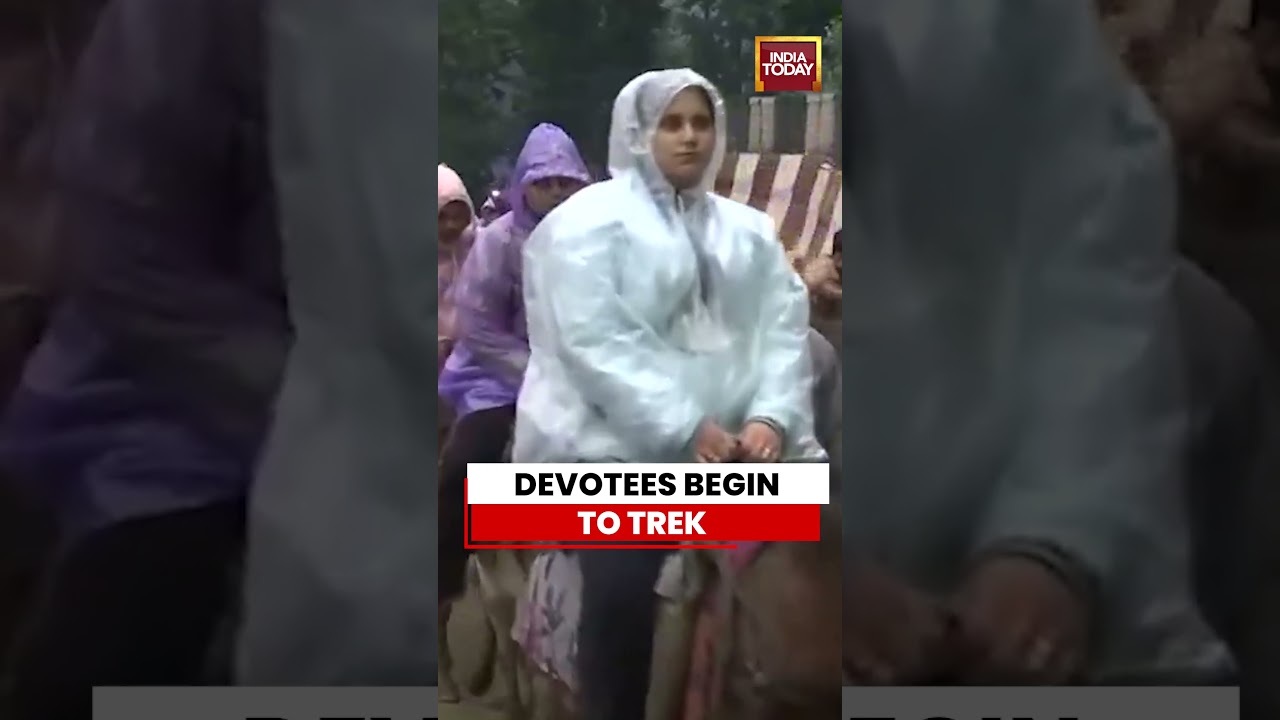 Amarnath Yatra 2026: Devotees Begin Trek From Baltal Base Camp #amarnathyatra