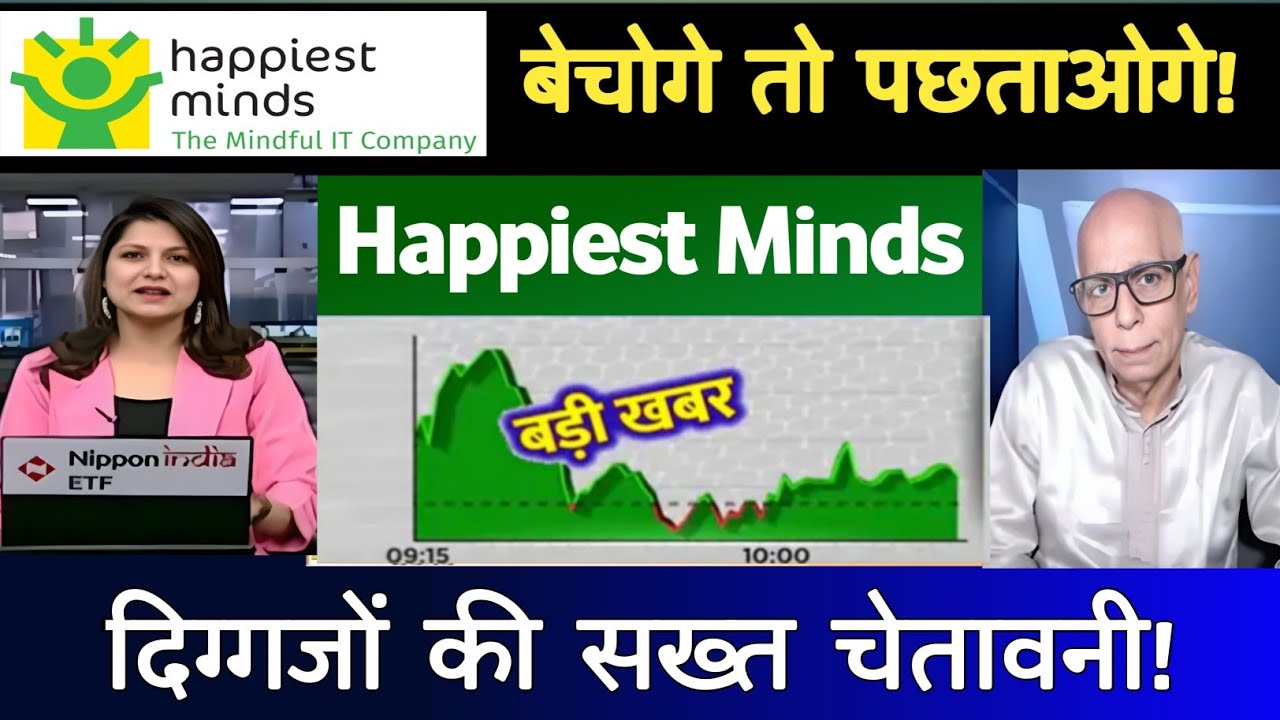 HAPPIEST Minds share analysis  | happiest minds share latest news 15 February  2026
