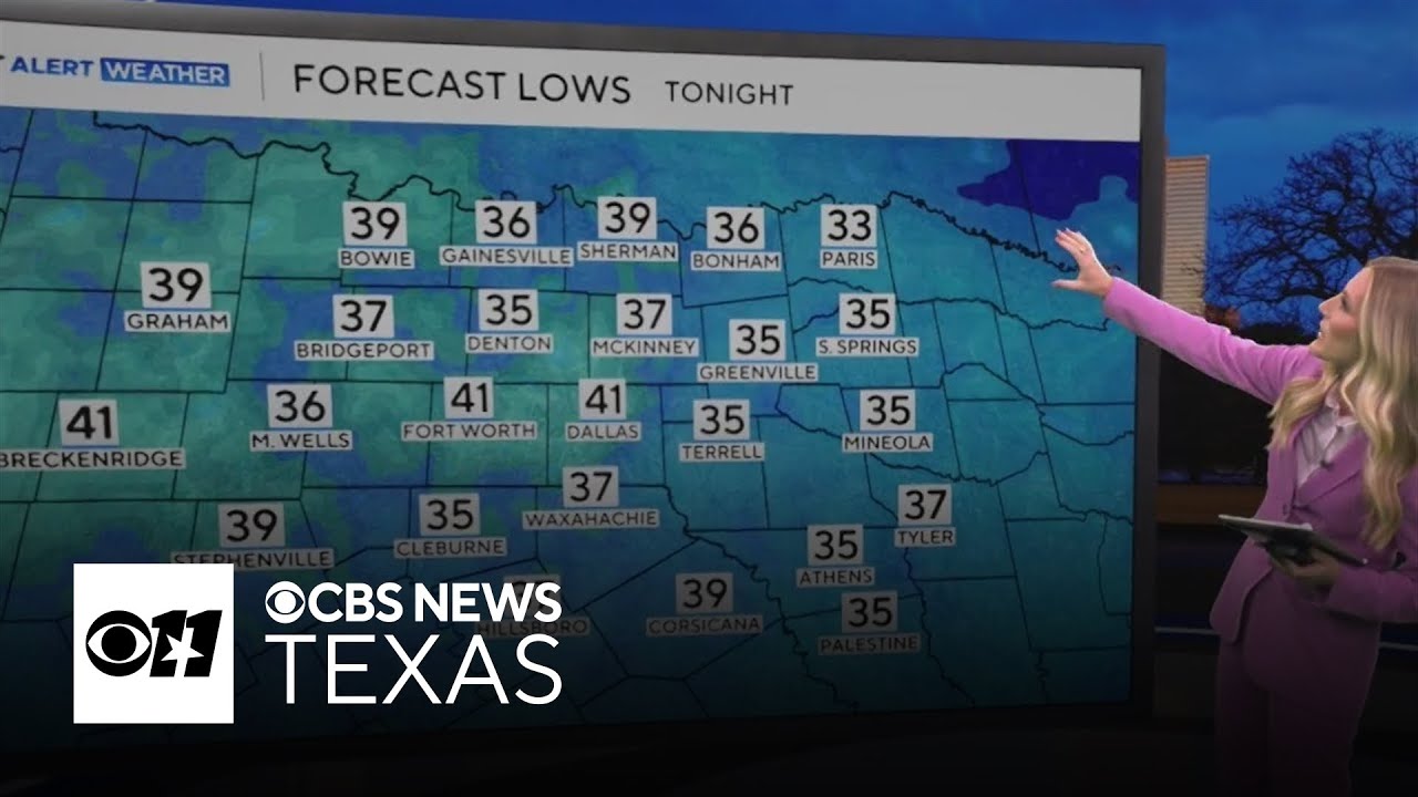 North Texas sees chilly morning, highs in the 70s Tuesday