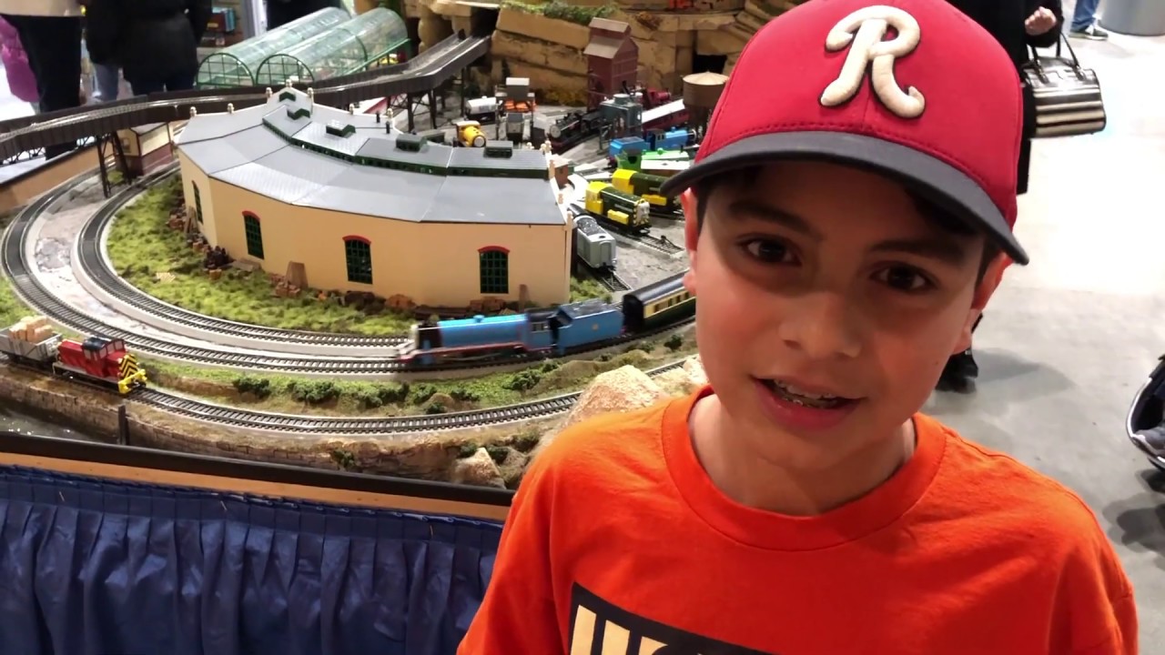 Thomas and Friends Train Layout , Island of Sodor by Bachmann at the World's Greatest Hobby Show