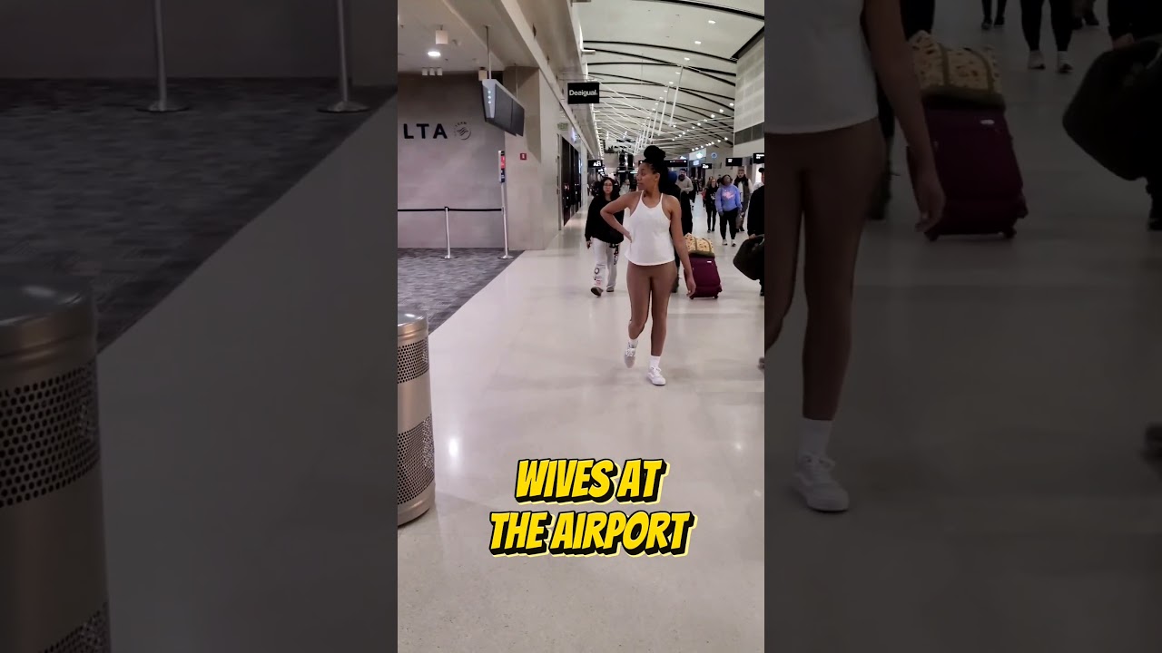 Husbands at the Airport ✈️😂 #travelcomedy #couplehumor