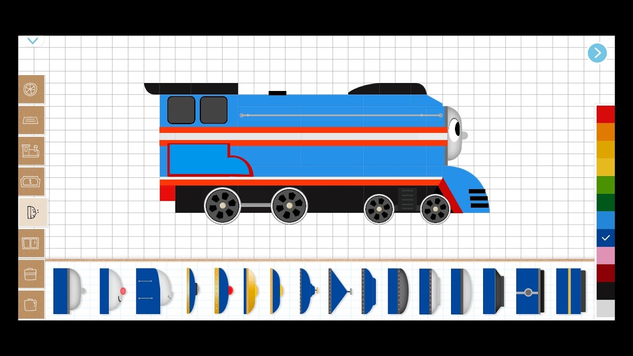 Labo Brick Train | EDWARD The Streamlined Engine