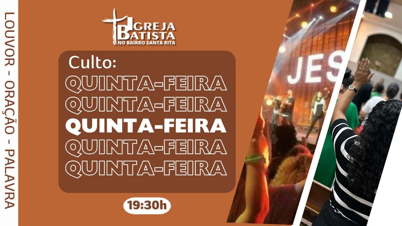 CULTO QUINTA-FEIRA - 19/02/2026