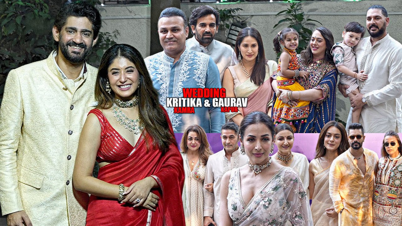 UNCUT - Kritika Kamra & Gaurav Kapur Wedding | Malaika Arora,Yuvraj Singh, Virender Sehwag