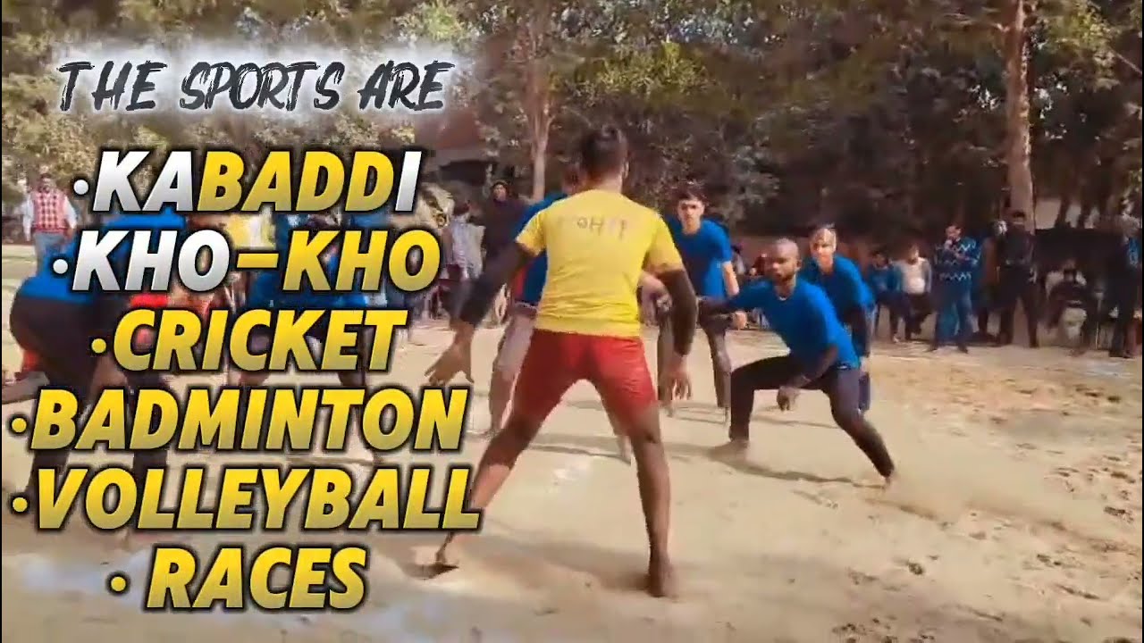 Sports competitions are starting from tomorrow 