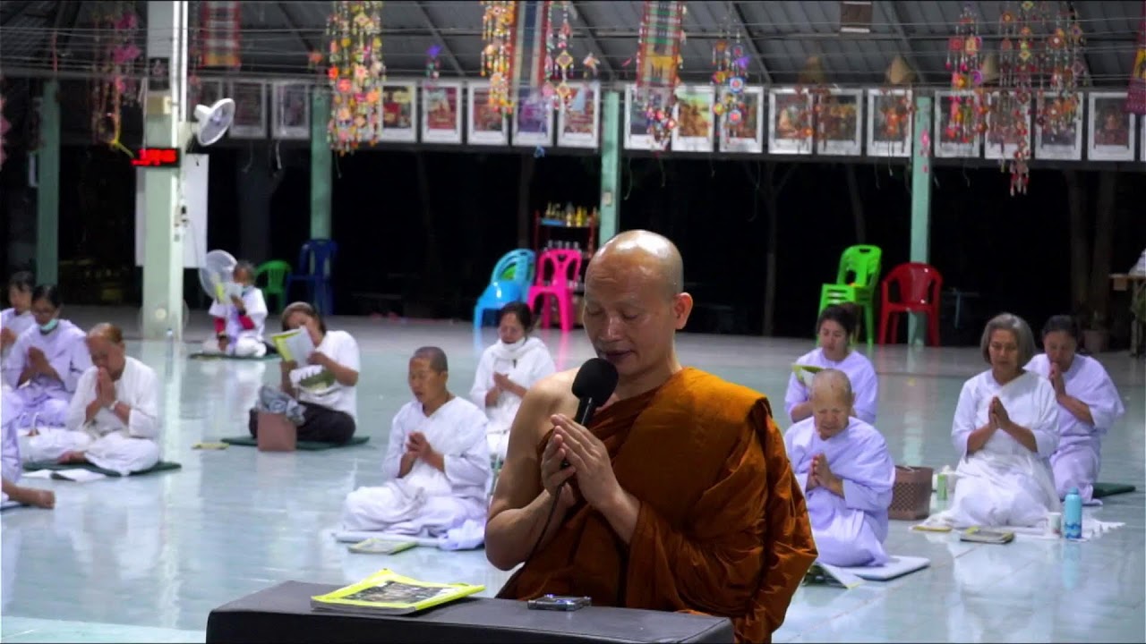 ร่วมกันทำวัตร สวดสาธยายบทพระธรรม  วัดดอนกู่ บ.หนองนกเขียน ต.โนนทอง อ.หนองเรือ จ.ขอนแก่น