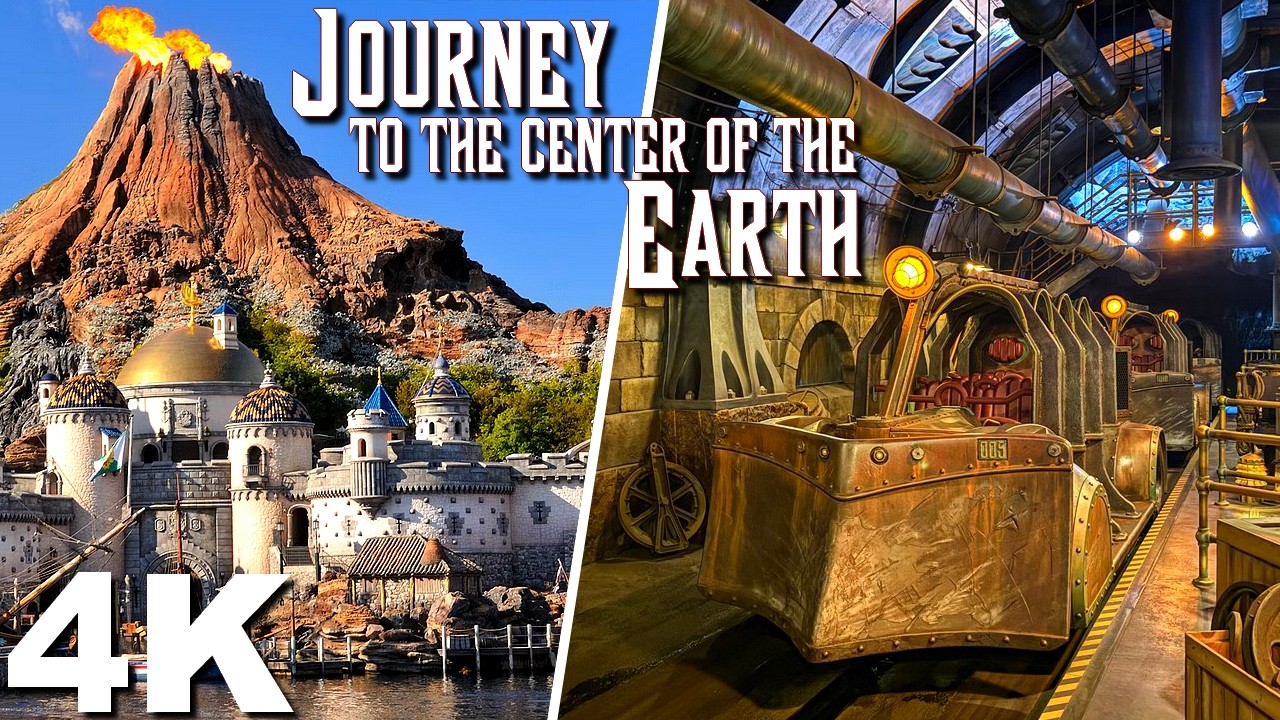 WORLD'S MOST IMMERSIVE RIDE : Journey to the Center of the Earth [On-Ride 4K POV] - Tokyo DisneySea