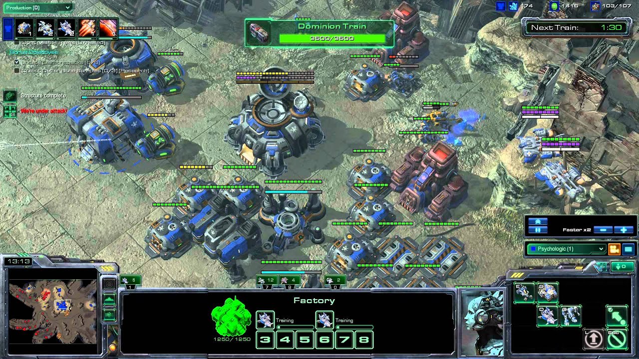 SC2: Great Train Robbery - Brutal Challenge - All Terrans Killed