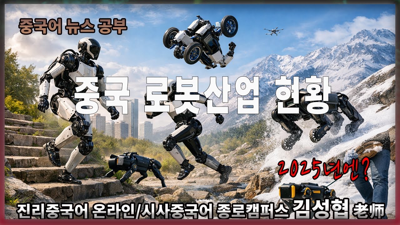 【중국어뉴스공부】#중국 #로봇산업 #근황