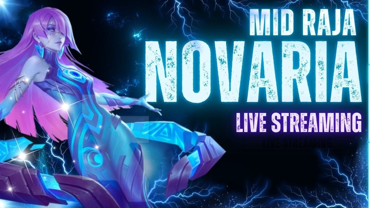 LIVE MLBB PUSH IMMORTAL | MIDLANE NOVARIA – MID RAJA 🔥