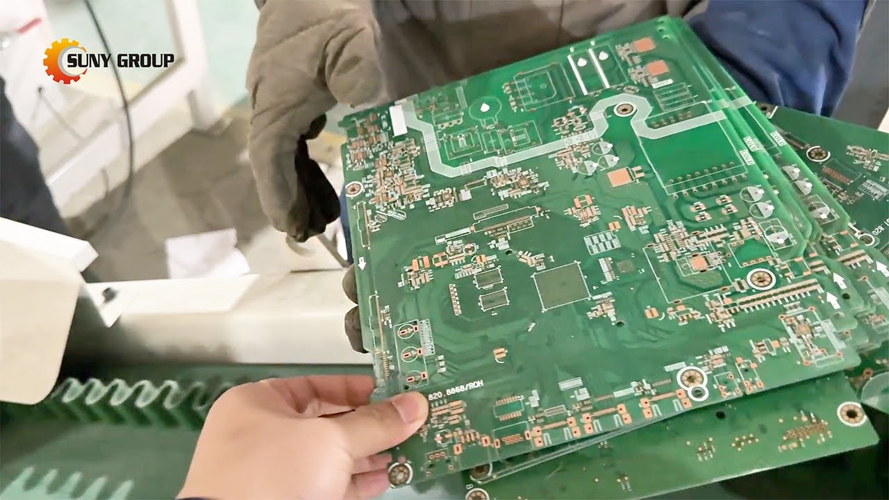 How to Extract Copper from Motherboards | PCB Recycling Machine