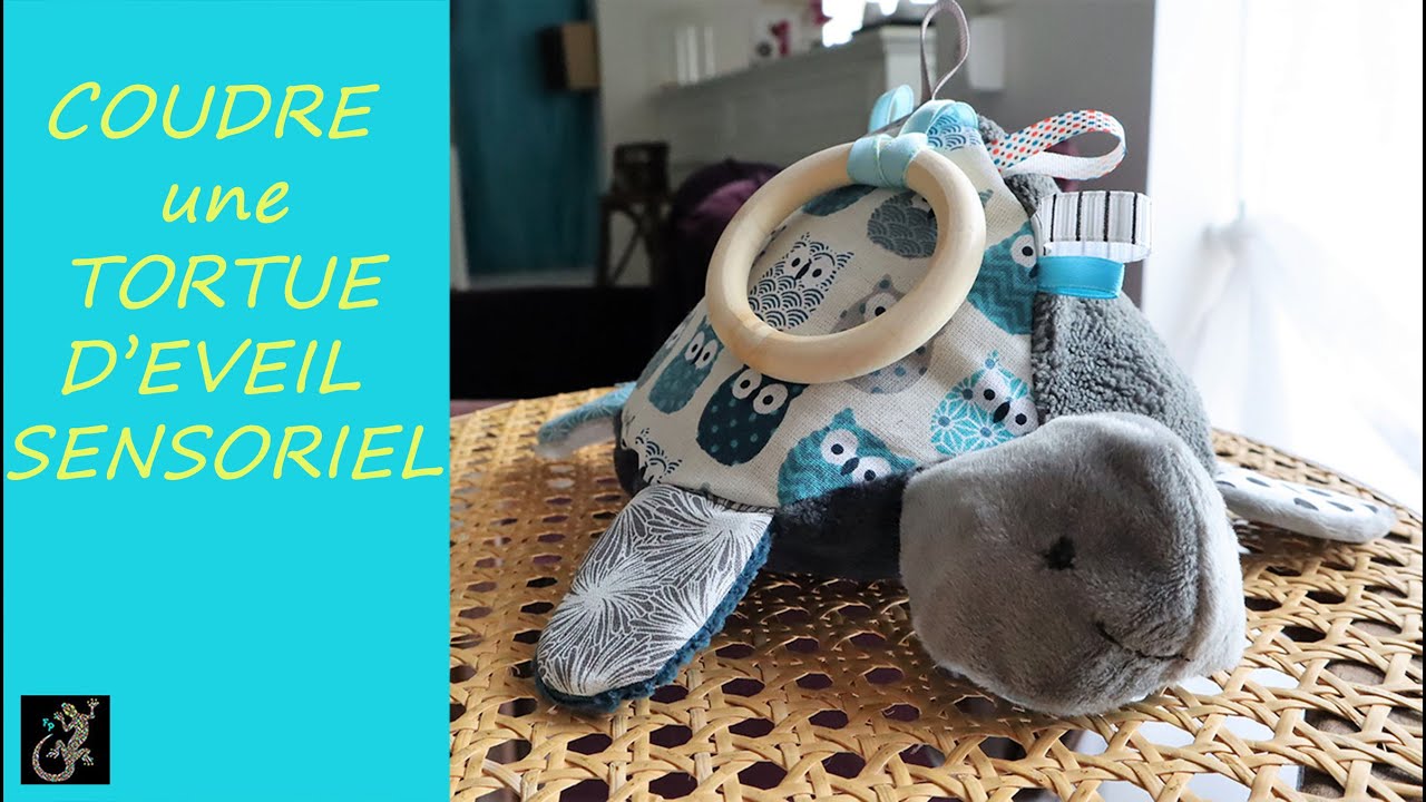 Comment Coudre UNE TORTUE d'EVEIL SENSORIELLE pour Bébé 👶👐