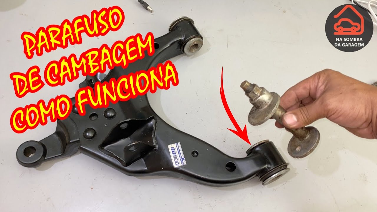 PARAFUSO DE REGULAGEM DE CAMBAGEM, VEJA COMO FUNCIONA.