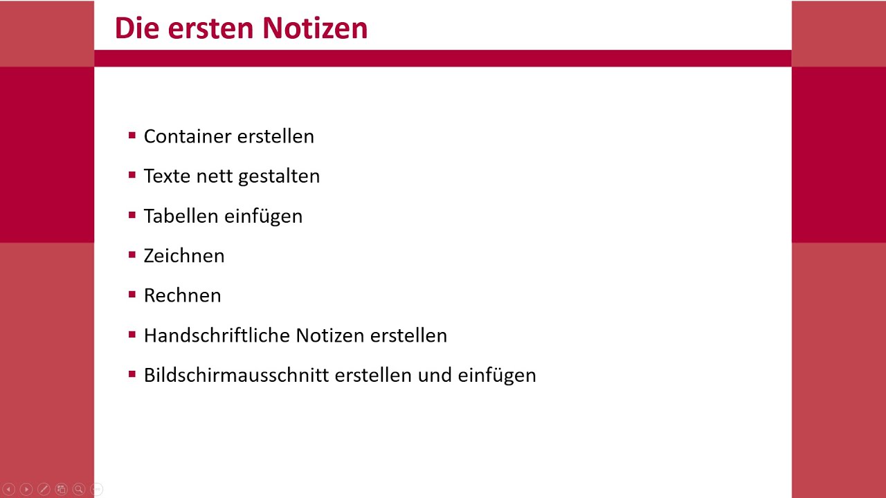 OneNote Notizen erstellen