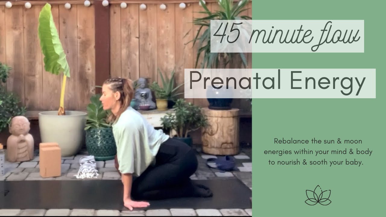 45 Minute Prenatal Yoga / Energize Vitality / with Jade Ocean