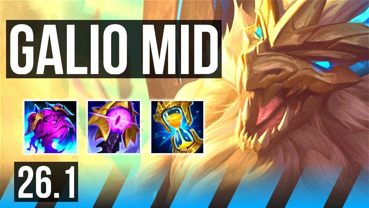 GALIO vs XERATH (MID) | KR Master | 26.1