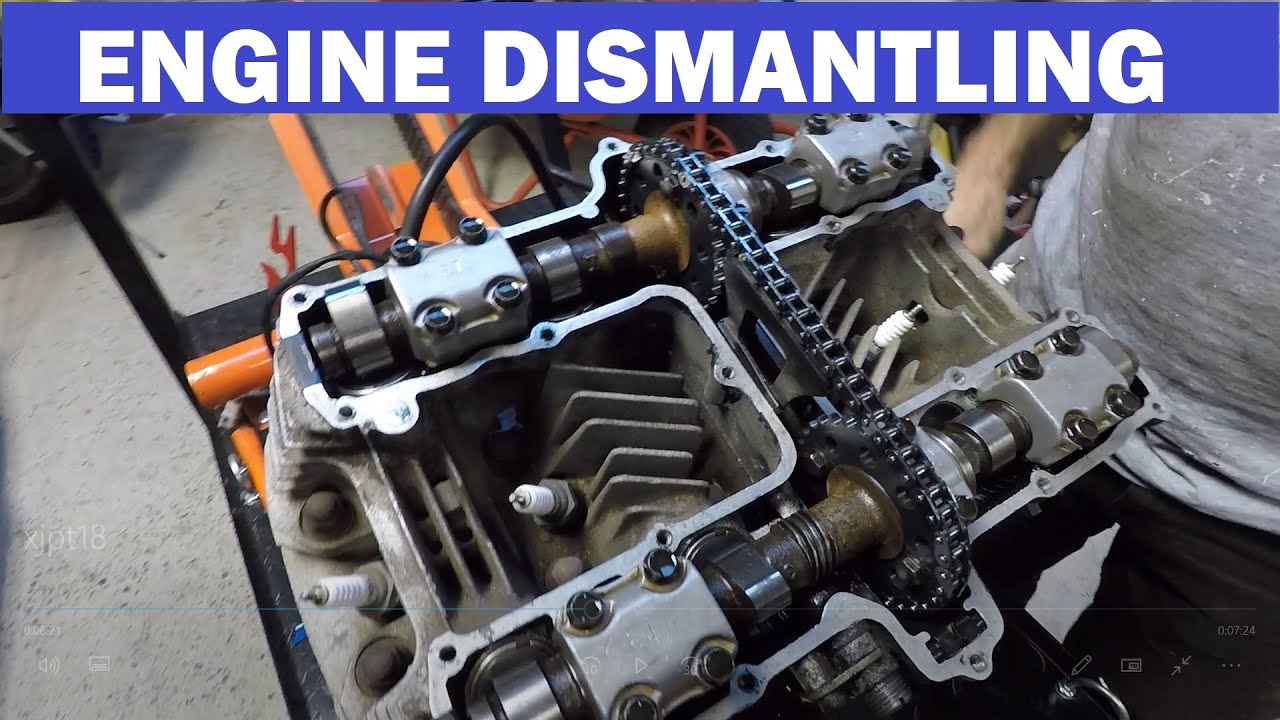 Yamaha XJ650 Part 18 Engine pull down
