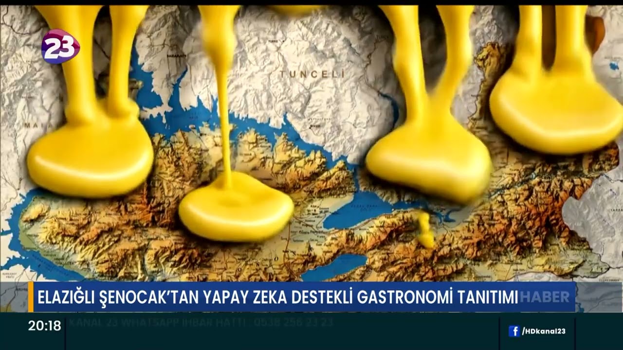 ELAZIĞLI ŞENOCAK’TAN YAPAY ZEKA DESTEKLİ GASTRONOMİ TANITIMI