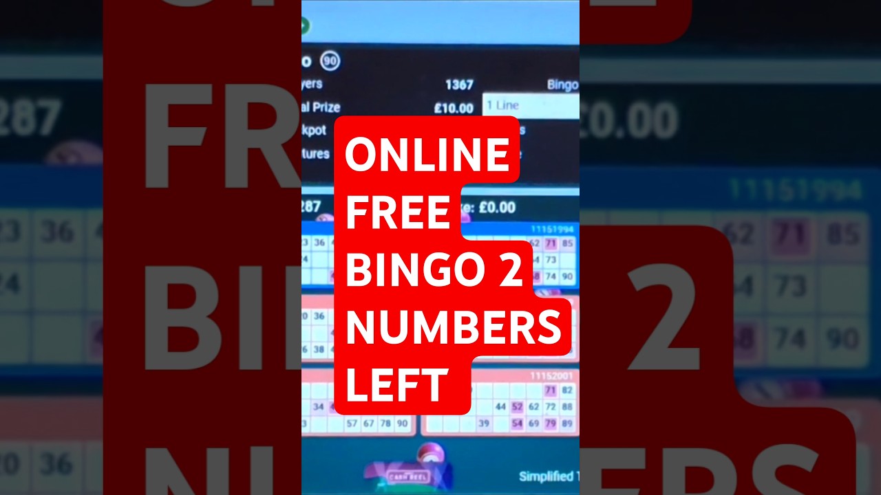 ONLINE BINGO 🤑🤑 #bingo #onlinebingo #gambling