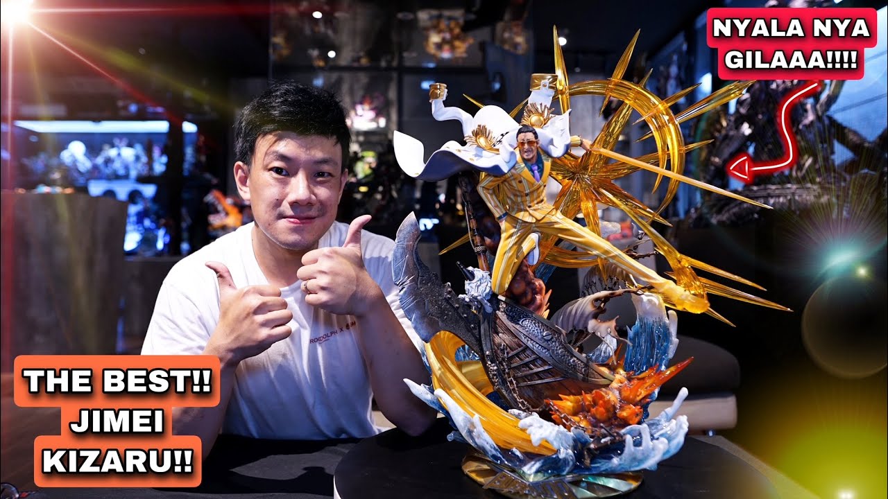 EIICHIRO ODA MENANGIS MELIHAT STATUE ADMIRAL BORSALINO INI!!