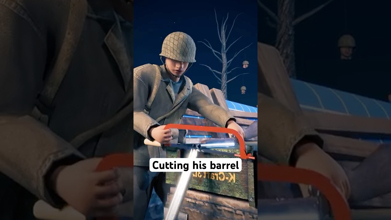 Sawed-Off Shotguns in WWII? 😳 #shorts