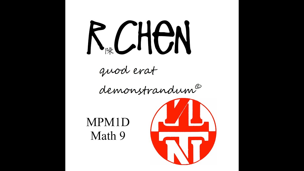 MPM1D - Measurement 1 of 3