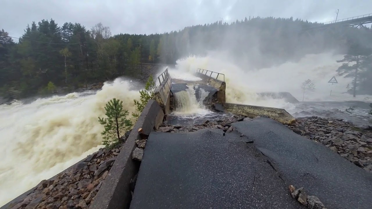 Flom på Herefoss 2017