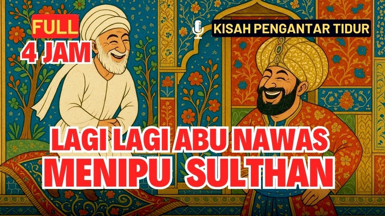 4 JAM NGAKAK CERDAS! KUMPULAN KISAH ABU NAWAS PALING GILA & JENIUS | Teman Tidur Terbaikmu