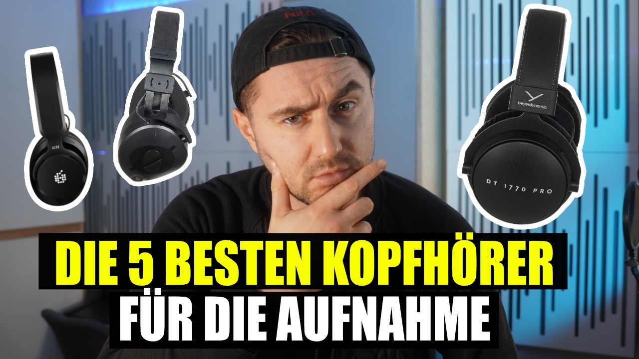 5 BESTEN Kopfhörer zum AUFNEHMEN von Musik und Podcasts! | abmischen-lernen.de