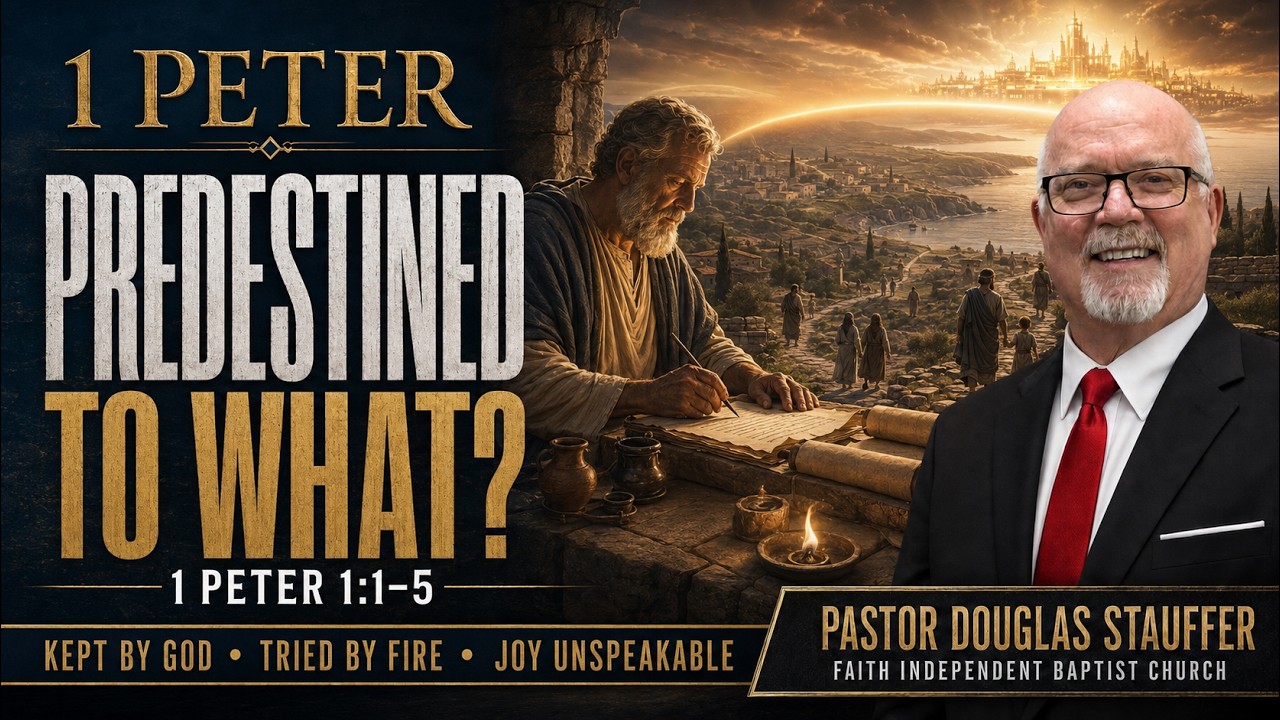 Predestined To What -- 1 Peter 1:1-5 (Pastor Doug Stauffer)