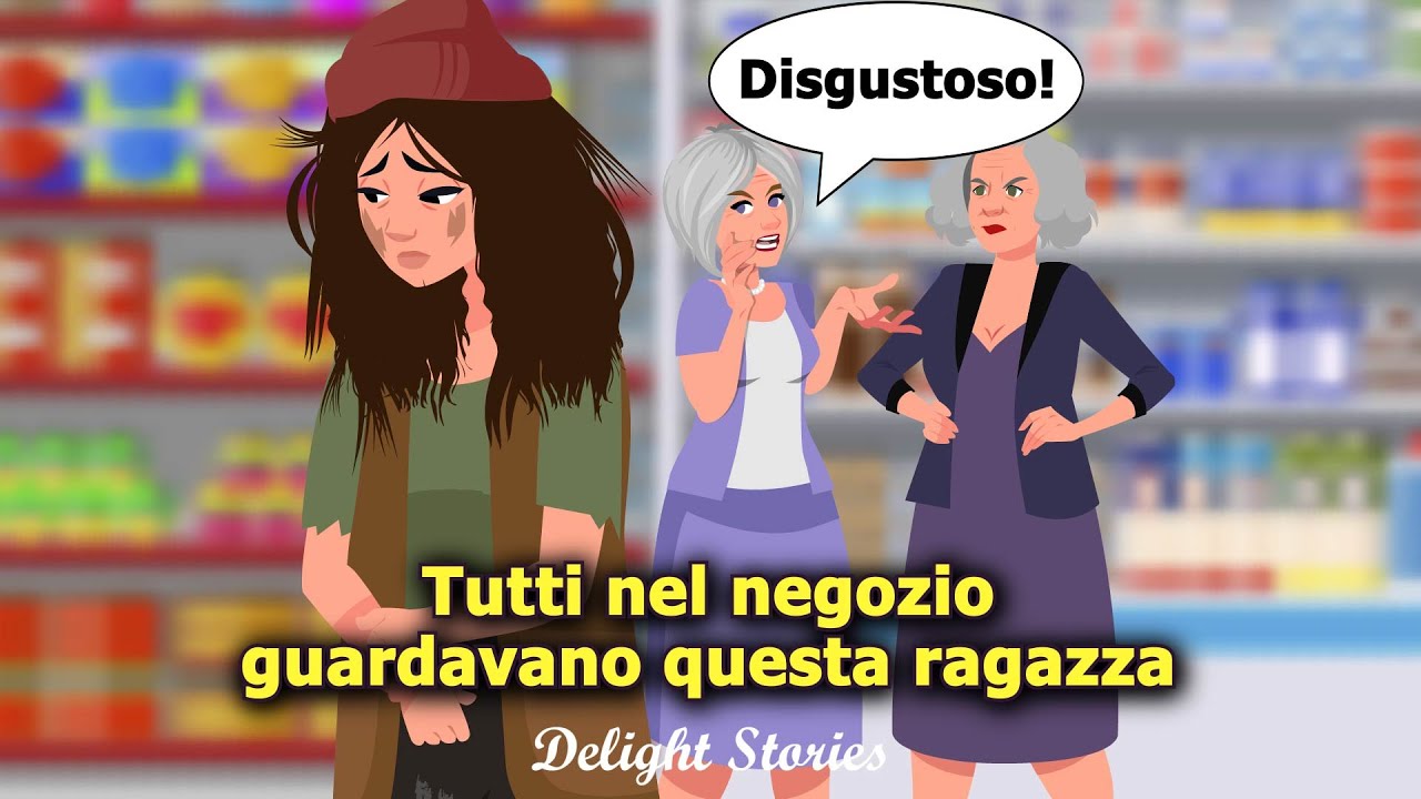 Tutti fissavano una senzatetto e solo il vecchio la guardava in modo diverso