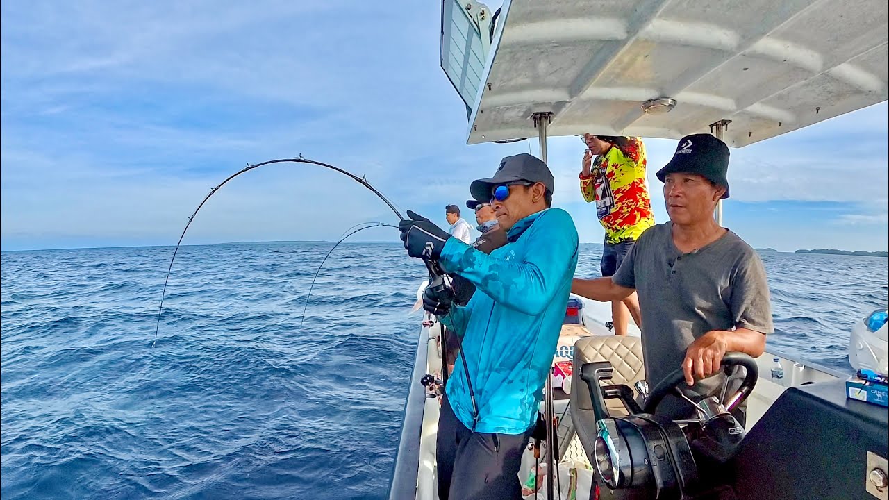 SADIS SAMBARAN IKANNYA DI KEDALAMAN 300 METER AUTO FULL STRIKE !!!