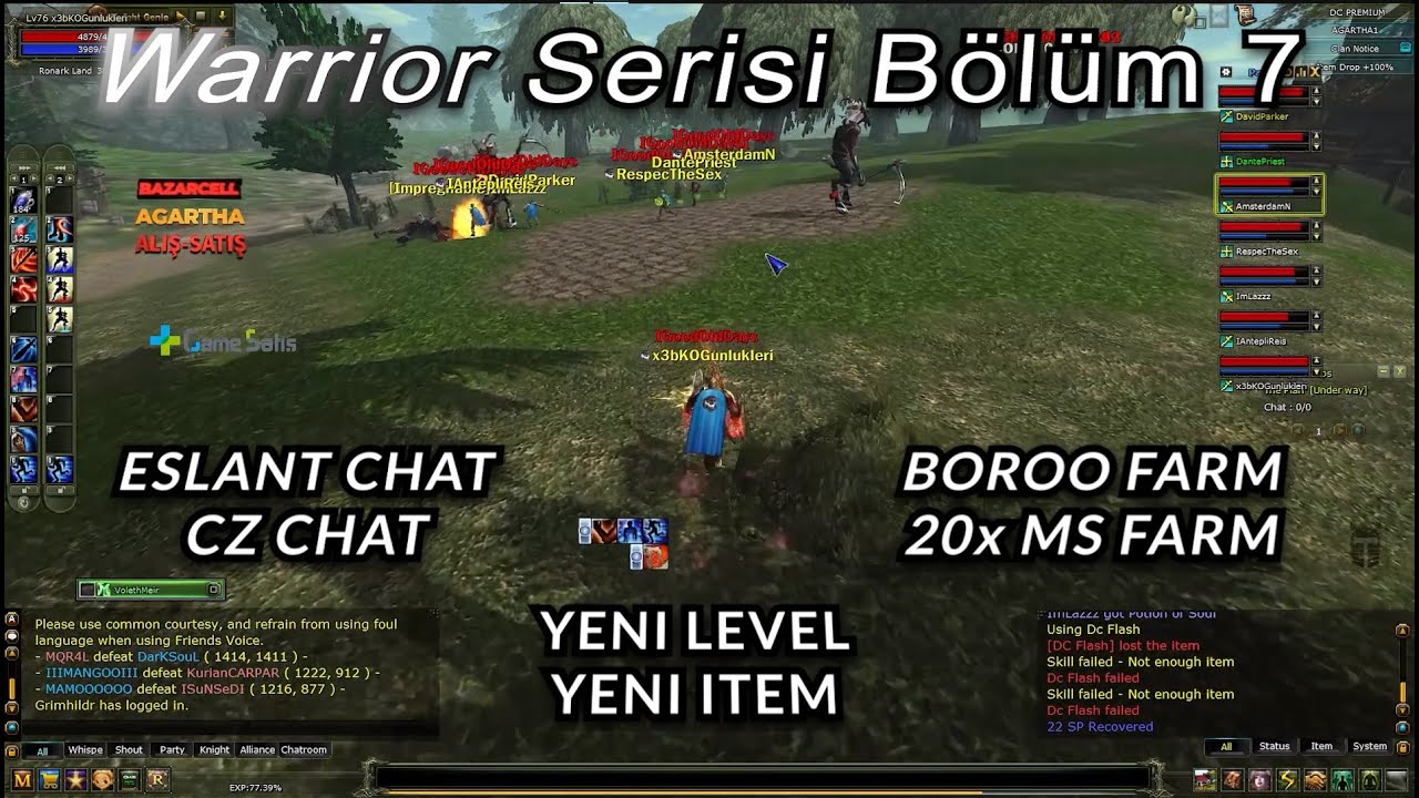 Agartha Günlükleri #7 I CZ CHAT I BOROO FARM I 20x MONSTER STONE